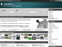 Tablet Screenshot of annuaire.secous.com